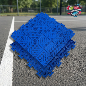 Blue Anti-Slip Interlocking PP <b>Tiles</b> Blue Waterproof PP Floor <b>Tiles</b> Blue <b>Plastic</b> Modular Floor <b>Tiles</b> Blue Snap Lock Interlocking - Product Image 4