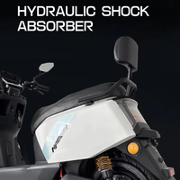Moto électrique pour adultes, batterie lithium 1000W, capacité de charge 250kg, vitesse maximale 40-60km/h, fabriquée en Chine