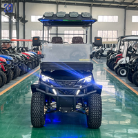 Voiturette de golf électrique CAMP haute performance à livraison rapide, 6 places, surélevée