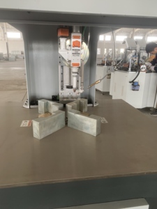 LHJ-CNC-120 2000W Automatic <b>Window</b> and <b>Door</b> <b>Frame</b> Aluminum Profile Laser Welding Machine for Sale - Product Image 3