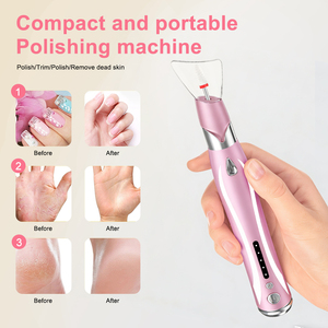 Machine à polir les ongles portable 30000 tr/min Lime à ongles électrique Eirenee Lime à ongles professionnelle Ensemble <span class=keywords><strong>d</strong></span>'outils de <span class=keywords><strong>manucure</strong></span> avec 6 embouts de polissage pour ongles - Product Image 2