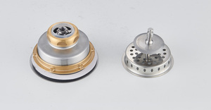 Colador de Fregadero de Latón con Cesta Anticlog, Grado Comercial, Resistente a la Corrosión - Product Image 3