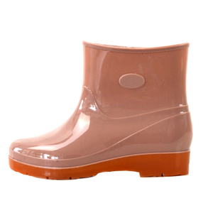 Giày Mũi Tròn Gót Thấp Cho Nữ Giày Đi Mưa Ống Giữa Không Thấm Nước Boddis Q1139X Bốt Đi Mưa PVC Cho Nữ Bán Sỉ - Product Image 1