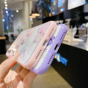 Funda de Teléfono Móvil con Diseño de Mariposa de Resina Láser para <span class=keywords><strong>iPhone</strong></span> 16 15 14 Pro Max 13 12 Mini <span class=keywords><strong>11</strong></span> XS XR 7 8 PLUS, Carcasa Trasera de TPU <span class=keywords><strong>y</strong></span> PC - Product Image 4