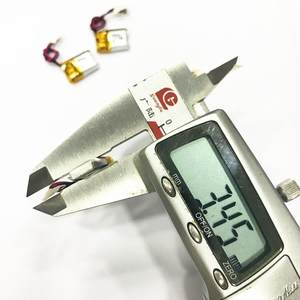 <span class=keywords><strong>3mm</strong></span> 3.7v 351013 15mAh 초박형 충전식 리튬 리포 배터리 헤드셋용 - Product Image 3