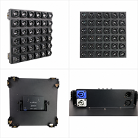 36PCS*8W RGBW LED Beam Matrix Light 3 °   Projecteur d'effet auxiliaire de scène à angle de faisceau linéairement dimmable, IP20, contrôle DMX512