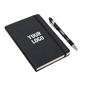Factory Wholesale Business Logo Printed Gift Promo Low Moq Pu Leather <b>Note</b> <b>Book</b> Professional Notebooks Customizable - Product Image 1
