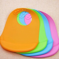 Babero de Silicona Personalizado, Libre de BPA, Impermeable, con Recolector de Alimentos, Baberos de Silicona para Bebé, Suministros de Alimentación al por Mayor