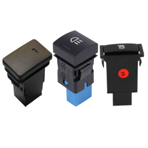 12V push button chuyển đổi màu xanh <span class=keywords><strong>LED</strong></span> đèn sương mù DRL <span class=keywords><strong>LED</strong></span> thanh ánh sáng đẩy chuyển đổi cho Toyota <span class=keywords><strong>Camry</strong></span> Corolla - Product Image 2