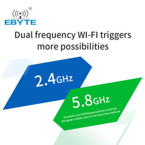 Module Wi-Fi sans fil double bande Ebyte ODM E103-W06 18dBm haute performance avec processeur ARM Cortex-M4 18dBm 2.4GHz/5GHz et puce CC3235S - Product Image 3