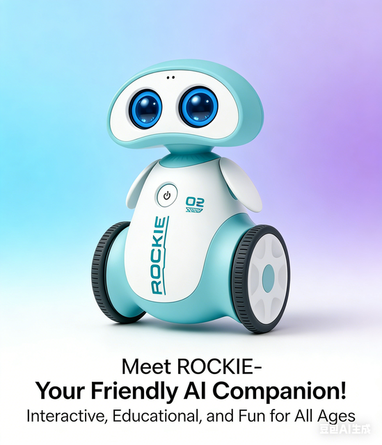 SJY-BC-363 AI Rockie Smart AI Robot WiFi Early Education Toy Speech Recognition & Voice Interactive Educational Learning Machine