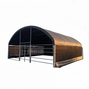 LT071006 Tente pour animaux imperméable et résistante aux UV pour bovins, chevaux, moutons et stockage agricole – Abri robuste toutes saisons pour le bétail - Product Image 1