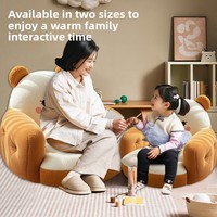 Nouveau Canapé Fauteuil Bébé en Tissu Doux Épaissi, Design Moderne avec Espace Détente pour Enfants