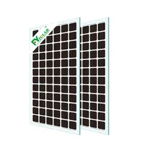 Pannello solare semi trasparente personalizzato bipv pannello solare doppio vetro
