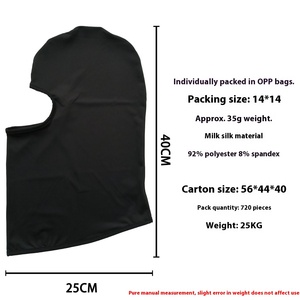 Verão Sunscreen Máscara Respirável Secagem Rápida Chapelaria De Seda De Gelo para Equitação Ao Ar Livre Pesca Estável Balaclava Confortável - Product Image 4