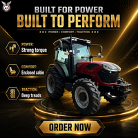 Nouveau Tracteur à roues motrices KESHENG 4x4 Automatique 100-140 CV Puissant Tout-terrain Grande Adaptabilité Haute Capacité de franchissement Engrenage de pompe
