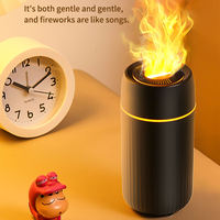 Offre Spéciale coloré flamme voiture petit Portable grande brume aromathérapie huile essentielle parfum Commercial humidificateur diffuseur d'arôme
