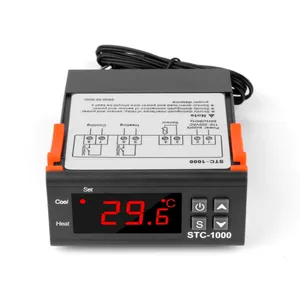 Светодиодный STC-1000 регулятор температуры для инкубатора реле 10a Отопление и охлаждение цифровой регулятор температуры термостата 220v