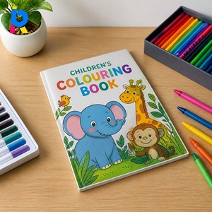 <span class=keywords><strong>Livre</strong></span> de coloriage magique à l'eau portable DIY personnalisé avec pinceau pour enfants - Product Image 3