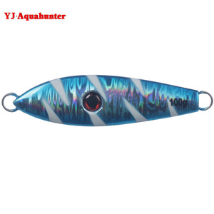 Señuelo de pesca de 100g, metálico rosa, para pesca en aguas profundas de atún, pargo y snapper rojo, pesca embarcada. - Product Image 2