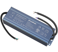 Controlador LED de 300W 12V, Triac 0-10V PWM, Regulable, IP67 Impermeable, Entrada AC 100-130V para Iluminación Exterior
