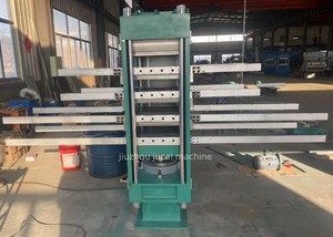 Máquina de fabricación de baldosas de goma aprobada por CE, nueva línea de producción de baldosas de suelo de goma para neumáticos de desecho, planta de fabricación de PLC con bomba de Motor central - Product Image 4