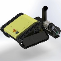 Déneigeuse télécommandée multifonctionnelle, souffleuse à neige électrique, robot souffleur à neige, déneigeuse à chenilles en caoutchouc, équipement de déneigement