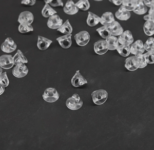 1000 Buah 7Mm Bantalan Jaminan Plastik Liontin Bulat Transparan Pemegang Plastik DIY Kalung Perhiasan Tidak Terlihat Liontin Jimat Kait - Product Image 6