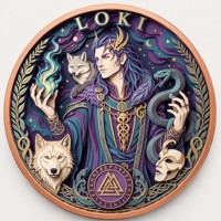 Pièce de monnaie en cuivre pur 999 de 5 oz, colorée, en relief, Nouveautés, Meilleures ventes, Série Mythologie Nordique, Édition de collection