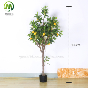 Árboles artificiales personalizados limonero con fruta exterior Interior plástico bonsái árbol para el hogar jardín decoración planta de simulación - Product Image 3