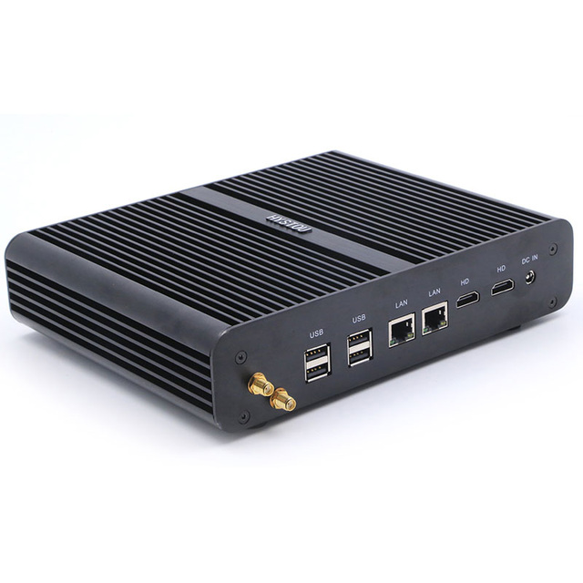 Hystou Core I7 5500U 8G DDR3 RAM Win 10 Desktop Gaming Mini PC with Mini Box US Plug
