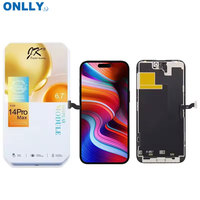 Écran de smartphone JK GX RJ pour iPhone X 11 Pro 12 Pro Max 13 Mini 14 Plus 15 Plus, écran de téléphone portable, installation d'écrans LCD pour téléphone portable
