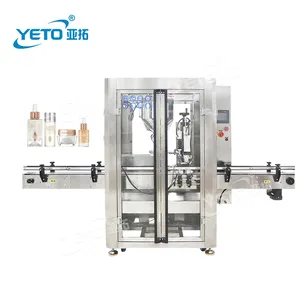 Automatic servo high precision bottles filling machine rotor pump filling machine for cream lotion shampoo sauce filling