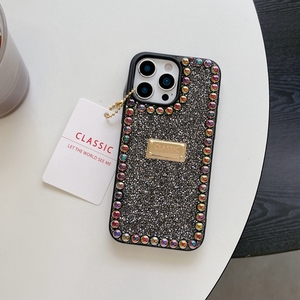 Sang trọng sáng bóng Bling lấp lánh pha lê ngọc trai Kim Cương nạm PC TPU trường hợp điện thoại cho Motorola Moto G75 trường hợp cho cô gái với long lanh - Product Image 1