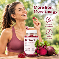 Complément Nutritionnel Professionnel pour Adultes à Faible Teneur en Sucre, Soutien Immunitaire, Emballage en Vrac OEM, Gommes de Betterave Naturelle Personnalisées