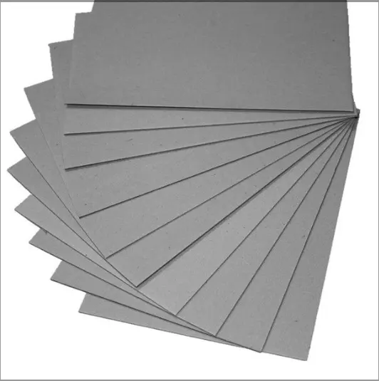 Hot Sale Good Quality Laminated Grey Chip Board Paper In Sheet For Package