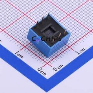 DS-03BP DIP Switch Through hole Component (THT) Switch Flat Toggle, Raised Type Single Pole Single Throw 3 2.54mm - Product Image 2