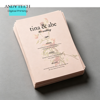 Invitations de mariage en carton d'art, impression typographique, impression numérique, plastification pour banquets, événements professionnels, cérémonies en plein air