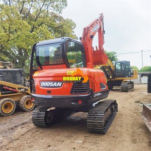 Excavatrice sur pneus DOOSAN Dx60 de haute qualité, 6 tonnes, modèle 2018, capacité de la benne de 1,5 m, prix bas, moteur Yanmar, puissance de 39,7 kW - Product Image 6