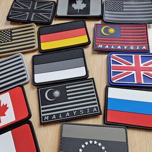 Patch en caoutchouc PVC tactique 3D avec crochet, drapeau du Venezuela, en stock - Product Image 4