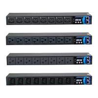 PDU Inteligente para Montaje en Rack, Distribución de Energía Vertical y Horizontal, Estándar Global, Control de Nivel Directo, RS485, Medición y Conmutación