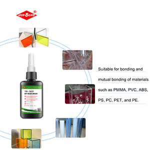 <span class=keywords><strong>Colle</strong></span> UV à séchage rapide pour le collage du plastique, de l'acrylique et du PMMA, adhésif UV transparent pour l'assemblage artisanal du plexiglas, du polycarbonate et du PVC - Product Image 2