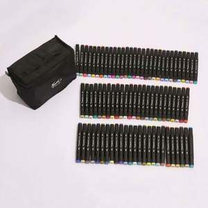 Juego de Marcadores de Arte de Doble Punta con Base de Alcohol, 80 Colores, para Niños y Adultos - Para Colorear, Dibujar y Pintar - Product Image 3