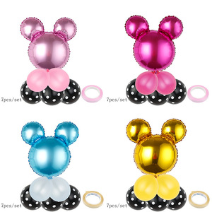 Bordo luminoso a palloncino in alluminio con testa <span class=keywords><strong>di</strong></span> <span class=keywords><strong>Topolino</strong></span> da 24 pollici-decorazione per festa <span class=keywords><strong>di</strong></span> compleanno <span class=keywords><strong>topolino</strong></span> in tinta unita - Product Image 3