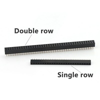 Conector Hembra de 2.0mm de Paso, de Una o Dos Filas, Tipo Pin Header
