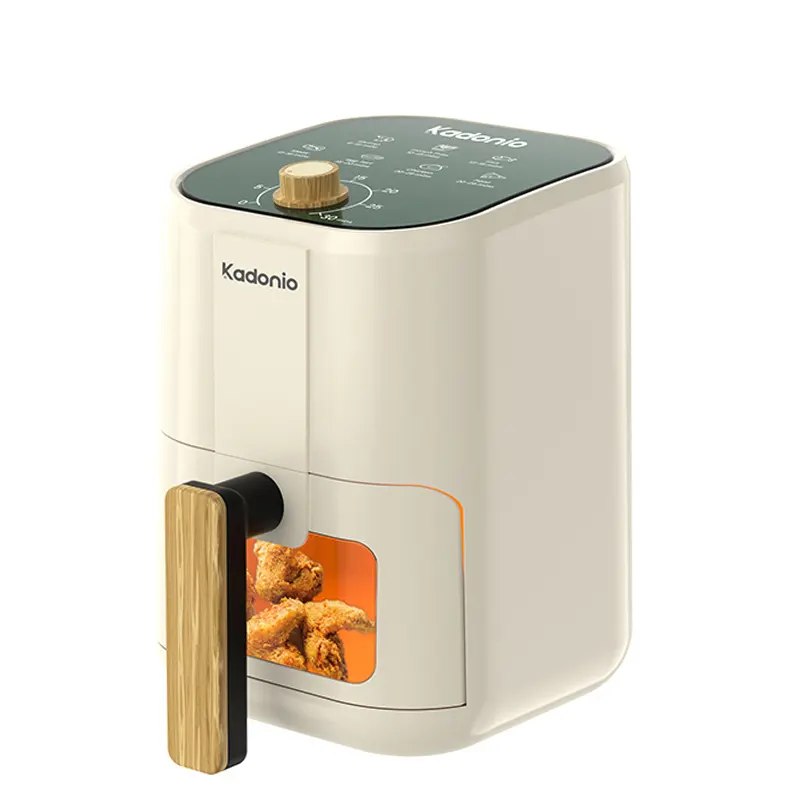 New Design Electric Custom Air Fryer Kitchen Small Appliances Industrial Low-Noise Mini Knob Air Fryer
