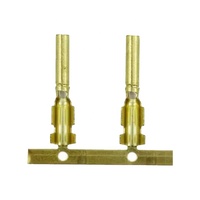 Connecteur de borne à sertir femelle en aluminium de 0,2 mm d'épaisseur, borne électrique automobile, borne estampée en cuivre et en laiton