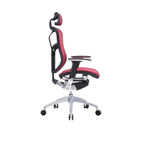 Chaises de bureau ergonomiques réglables modernes Sièges pivotants inclinables en maille pour la direction Fourniture en métal de luxe en gros