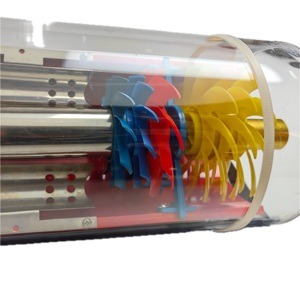 Modello di turbina a gas Y-110 in PVC con magneti, strumento didattico per la fisica al liceo, ornamento da tavolo per la scienza popolare in classe - Product Image 6