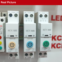 Interruptor Automático WiFi Inteligente ONESTO TUYA, Temporizador Inalámbrico, Medidor de Energía KWH, Control Remoto, Interruptor de Circuito MCB de 63A, Protección de Sobrecarga y Voltaje